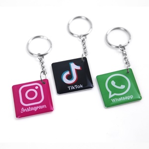 YTS Custom NFC Epoxy Sticker Tag RFID <b>Table</b> Menu <b>Card</b> Changeable QR Code Social Media <b>Card</b> NFC Review Epoxy <b>Card</b> - Product Image 1