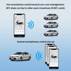 EASYGUARD Digital Smartphone Key Dummy Key Start With NFC Unlock <b>Lock</b> Fit for Cars With Turn Key Start DC12V - Product Image 6