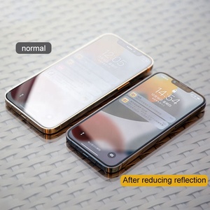 AR vetro temperato antiriflesso <span class=keywords><strong>per</strong></span> iphone 14 plus protezione dello schermo telefono 12 13 pro max 11 XR xs HD copertura completa della pellicola protettiva - Product Image 6
