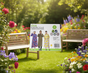 Abito Lungo Floreale da Donna EVA S.RERCOAT, Collo Tondo, Maniche Lunghe, Vestibilità Comoda, Casual per Tutte le Stagioni, 100% Poliestere Tessuto Lavabile - Product Image 2