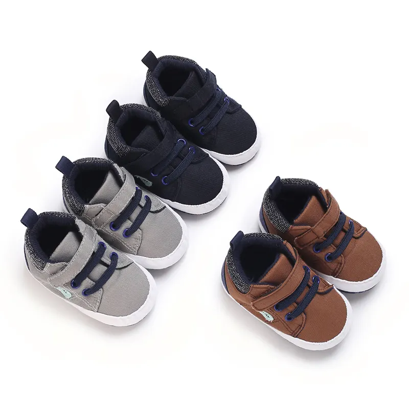 Scarpe sportive classiche in tela per bambini battesimo neonatale sport scarpe da passeggio per ragazzi primo passo scarpe da bambino antiscivolo per neonati