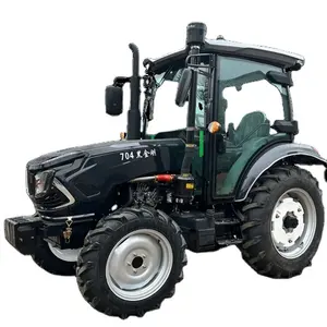 Factory mini trator 50hp farming 4WD tractor 4x4 tractors with front end laoder and backhoe