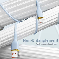 100W 3A Charge Rapide 1M 1.5M Silicone Liquide USB C Câble de Données TPE Type-c PD Câble de Charge pour IPhone14 pour Huawei pour