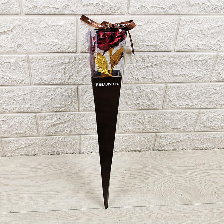 กุหลาบแดงพร้อมกล่องกาแฟ