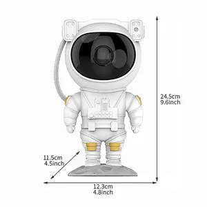 Sky Starry Projector Night Light Star 360 Degree Rotation Cosmonaut Projector Lamp For Kids Night Star Christmas Gift