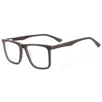 Monture de lunettes rectangulaire classique Elan Optical RD26053 à prix abordable, monture complète unisexe en acétate, lunettes optiques écologiques
