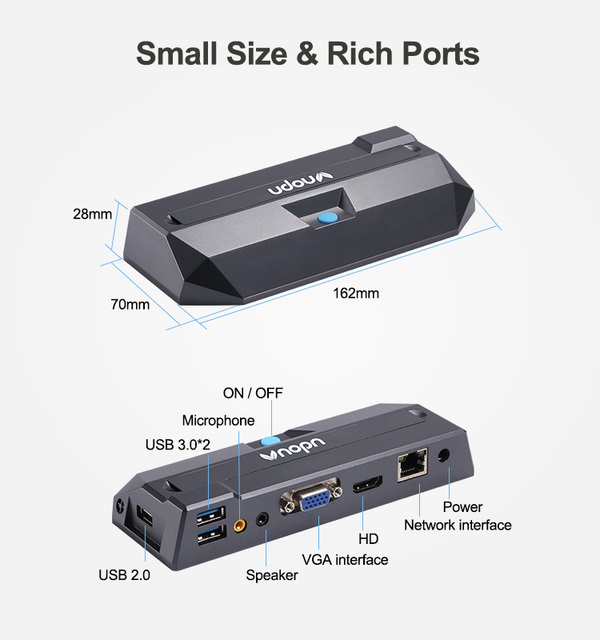 Cost-Effective ShareVDI R1 PRO RDP Thin Client Zero Client Hmanager Linux/Win10 3 USB Ports HD 1080P Workstations