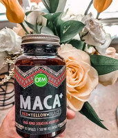 Capsules de Maca et de Racine de Ginseng pour Hommes - Stimulant Énergétique Naturel Puissant - Vente Flash