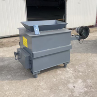 Incinerador de Residuos Móvil con Motor de 550W, Procesa Residuos Domésticos, Industriales, de Cocina, Médicos, Cuero, Goma, Espuma, Cartón, Sin Humo