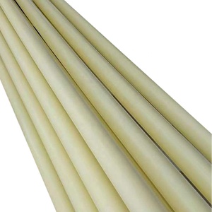 Factory supply White Black Color Extruded POM Plastic Rod Nylon Round Bar Polyamide Rods Customized