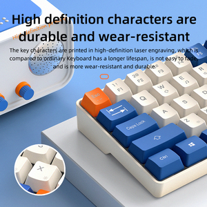 Novidades LEAVEN K680 Mecânica Sinta Teclado Com Fio USB 2.0 Membrana Gaming <span class=keywords><strong>Keyboard</strong></span> RGB Backlit 68 Key Gaming <span class=keywords><strong>Keyboard</strong></span> - Product Image 2