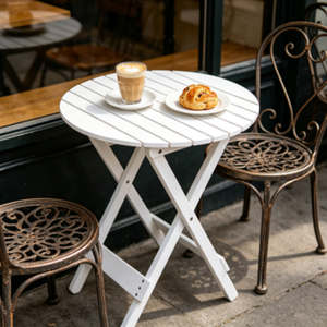 Table d'appoint pliante minimaliste à deux niveaux en bois <span class=keywords><strong>de</strong></span> sapin, bureau <span class=keywords><strong>de</strong></span> rangement multifonctionnel pour le camping en plein air, le <span class=keywords><strong>jardin</strong></span>, la décoration <span class=keywords><strong>de</strong></span> balcon - Product Image 3