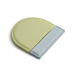 Luxury Portable Embossed Floral PU Leather Cover Cosmetic <b>Mirror</b>, Mini Pocket Travel <b>Makeup</b> <b>Mirror</b> Wholesale Gift - Product Image 3