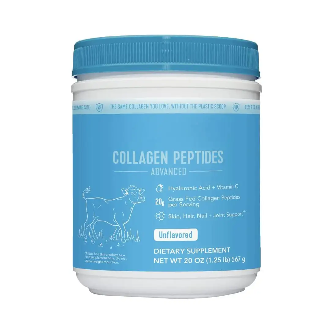 Oem nhãn hiệu riêng Collagen Whey Protein bột container thủy phân protein thịt bò bột cô lập cho tóc da xương khớp sức khỏe