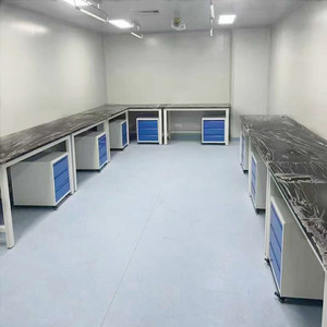 Modular phòng thí nghiệm đồ nội thất thép hiện đại bàn làm việc di động phòng thí nghiệm băng ghế dự bị máy trạm lưu trữ tủ cho bệnh viện hội thảo sử dụng - Product Image 2