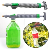 Arrosage Irrigation Haute Pulvérisateur Pression D'eau Fleur Jardin Pistolet Pulvérisateur Tête Jus Bouteilles Interface En Plastique Chariot Pulvérisation