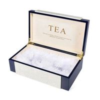 Boîte cadeau en bois de luxe pour le thé, boîte de rangement pour le thé avec impression personnalisée et doublure en mousse souple, emballage cadeau haut de gamme pour le thé