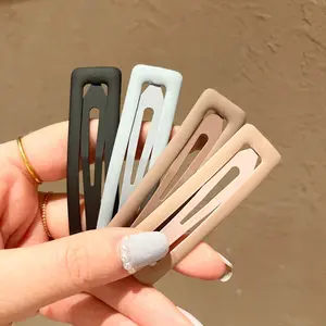 Hàn Quốc Mờ Cao Su Sơn Kẹp Tóc Đen Bên Tóc Gãy Bên Kẹp Tóc BB Bangs Clip Bán Buôn