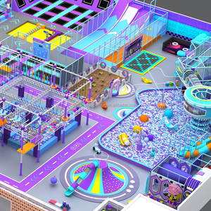 Parco Giochi al Coperto Ledi Commercial da 2000 mq con Trampolini per Bambini, Capacità Massima 700 Persone, Area Interattiva Morbida per Fitness e Salto - Product Image 2