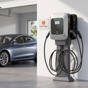 Chargeur EV intelligent AC OCPP 16J Starcharge Saturn 44kW avec double sortie 22kW, IP55, IK10, haute précision, compteur MID - Product Image 3