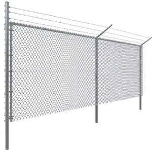 10G 90cm X 25m Galvanised Chain Link Fence