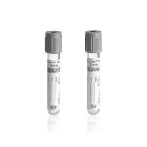 Vários tipos de microtainer descartável 5 ml 2 ml 3 ml edta k k2 k3 tubo de coleta de amostras de sangue a vácuo vacutainer superior roxo