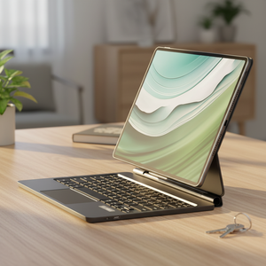 <span class=keywords><strong>Teclado</strong></span> Mágico con Panel Táctil Integrado para <span class=keywords><strong>Huawei</strong></span> <span class=keywords><strong>MatePad</strong></span> Pro <span class=keywords><strong>11</strong></span> (2022/2024), <span class=keywords><strong>Teclado</strong></span> de Oficina, Venta Directa, En Stock - Product Image 1