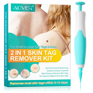 ALIVER 2 in 1 Kit penna per la rimozione delle <span class=keywords><strong>verruche</strong></span> dell'etichetta della pelle rapidamente e facilmente naturale per uso domestico - Product Image 2