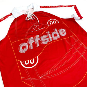 ชุดกีฬาฟุตบอลผ้าโพลีเอสเตอร์สำหรับ100% ชุดเล่นกีฬาเสื้อฟุตบอลออกแบบได้ตามที่ต้องการ - Product Image 3