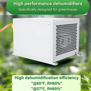 Deshumidificador Industrial para sala de cultivo de 210 pintas de 100l, deshumidificador comercial montado en el techo de invernadero para invernadero - Product Image 4