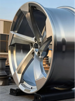 Jantes 5x114.3 sur mesure de luxe 20 21 22 23 24 Re9 5ème génération en aluminium de qualité aéronautique poli or, jantes forgées TUV pour voitures de luxe
