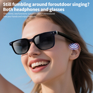 タッチリモコン写真撮影用紫外線防止スマートワイヤレスブルーライトカットメガネGt51インテリジェントAI翻訳メガネ - Product Image 2