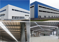 Estructura de Acero Prefabricada Personalizada para Fábrica Industrial Pesada, Taller, Almacén, Garaje, Nave Industrial Moderna