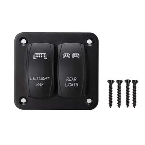 Nuevo Panel de Interruptores Combinados Multifuncional de 2 Posiciones de Alta Calidad para Modificación de Yates KL, Tipo RV, 12-24V - Product Image 2