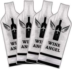 Protector de Botellas de Vino Reutilizable, Paquete de 6, Personalizado, Venta al Por Mayor de Fábrica OEM, Bolsa Protectora de Vino para Viaje - Product Image 2