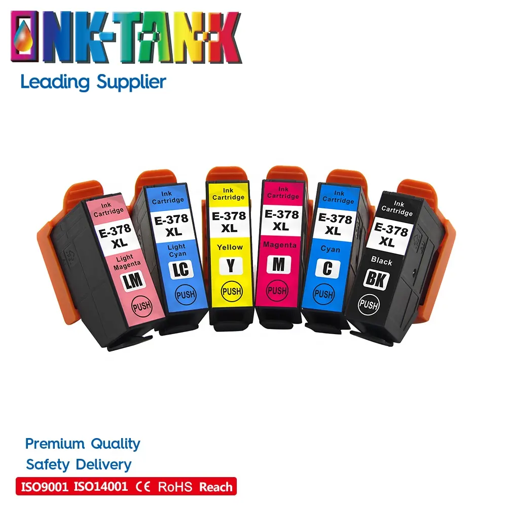 INK-TANK 378 T378 378XL T478 478XL T478XL Premium Compatible InkJet Ink Cartridge for Epson Expression Photo XP-8500 XP-15000