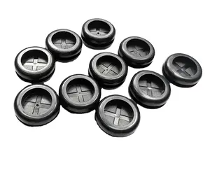 high temperature guard coil hole plugs cap cover curve cable uniseal high quality silicone rubber grommet