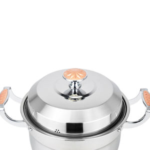 工厂价格非洲市场畅销不锈钢炊具炊具套装库存锅 - Product Image 3