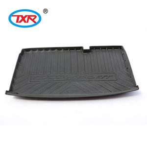 Usine tous temps étanche en plastique personnalisé lavable anti-dérapant TPE arrière tapis de coffre de voiture pour Ford <span class=keywords><strong>Ecosport</strong></span> Facelift 2018- - Product Image 5