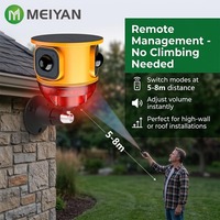 Repelente Solar Inteligente de Animales con Control Remoto de 360 Grados, Sensor Envolvente, Repelente de Aves, Molde Privado de Fábrica, Venta al por Mayor