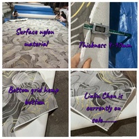 Tapis de prière islamique confortable en nylon, impression photo personnalisée, antidérapant, ignifuge, tapis de culte portable, mosquée intérieure en stock