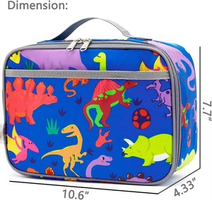 Sac isotherme <span class=keywords><strong>souple</strong></span> personnalisé et réutilisable pour <span class=keywords><strong>repas</strong></span> d'enfants, idéal pour garçons et filles - Product Image 4