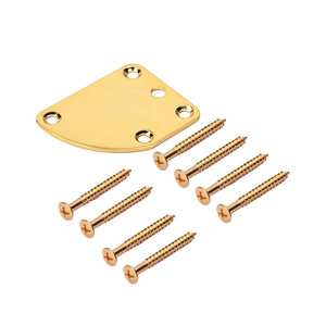 Piastra Triangolare per Manico di Basso Personalizzata in CNC - Oro Leggero con Viti di Facile Installazione - Product Image 3