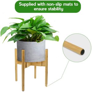 Wooden <b>Plant</b> Stand <b>Rectangle</b> Solid Wood Lightweight Indoor Balcony <b>Potted</b> <b>Plant</b> Holder Customizable Size Color - Product Image 4