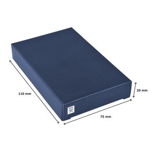 Porte-cartes de visite minimaliste en aluminium blanc, petit portefeuille en cuir PU avec fermeture à clip, léger, élégant, motif imprimé - Product Image 3