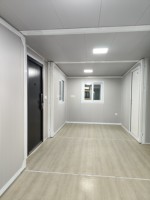 Maisons conteneurs en acier personnalisables de 20 et 40 pieds, maisons miniatures extensibles pour une vie compacte, pour hôtels, prêtes à être expédiées