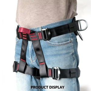 Perlengkapan Pelindung Jatuh untuk Pekerjaan di Ketinggian dengan Tali Pengaman Poliester 2M dan Sabuk Pengaman Setengah Badan dengan Pengait Besar - Product Image 6
