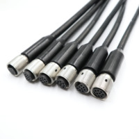 Connecteur de câble sous-marin étanche IP69K en acier inoxydable mâle/femelle L-Ultra Small 28-Core Deepwater Power Seaconn 3P 4P 6P