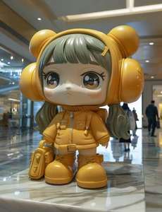 Sculpture de mascotte animale en FRP OEM, faite à la main, résistante aux intempéries, statue de taureau géant de dessin animé pour les espaces publics, les magasins de détail et les expositions - Product Image 2