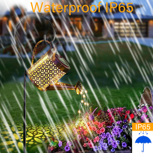 Al Aire Libre Patio Camino Planta Luces de vid Solar Impermeable Luces de hadas Colgante Cascada de metal Luz de <span class=keywords><strong>regadera</strong></span> solar - Product Image 3